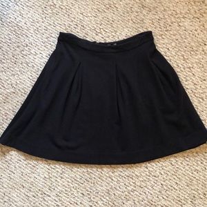 Black skater skirt
